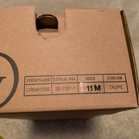 Comfortview Taupe Lyra Flat Size 11M NIB - Picture 10 of 13